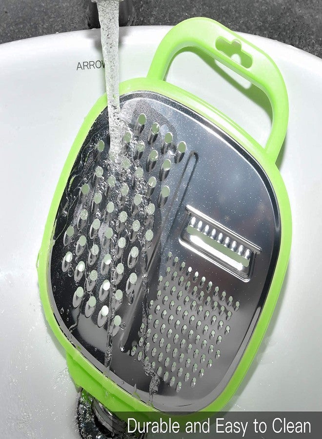 Divik Stainless Steel and ABS Plastic Peeler Shredder Cutter Slicer Cheese Grater for Lemon, Ginger, Vegetables, Fruit, Chili, Coconut, Chocolate (1Pcs) - Image 5